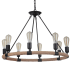 Craftmade Dillon 8 Light 30" Wide Ring Chandelier Flat Black