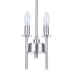 Craftmade Larrson 2 Light 6" Wide Taper Candle Mini Pendant Brushed Polished Nickel