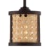 Craftmade Malaya 6" Wide Cage Mini Pendant Aged Bronze Brushed