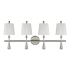 Craftmade Palmer 4 Light 32" Wide Vanity Light Brushed Polished Nickel
