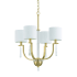 Craftmade Fortuna 4 Light 20" Wide Chandelier Satin Brass