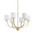 Craftmade Fortuna 6 Light 28" Wide Chandelier Satin Brass