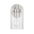 Craftmade Lyndsey 9" Tall Wall Sconce Brushed Polished Nickel