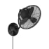 Craftmade Bellows I 14" 3 Blade Wall Mounted Oscillating Fan Flat Black