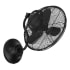 Craftmade Bellows I 14" 3 Blade Wall Mounted Oscillating Fan Flat Black