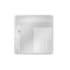 Craftmade LED Mirror 36" W x 36" H Contemporary Square Framed Bathroom Wall Mirror White
