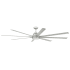 Craftmade Rush 84" 8 Blade Indoor Smart Ceiling Fan Painted Nickel
