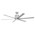 Craftmade Tate 65" 6 Blade Indoor / Outdoor Ceiling Fan Brushed Polished Nickel