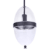 Craftmade Sivo 7" Wide Mini Pendant Midnight