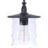 Craftmade Canon 8" Wide Mini Pendant Midnight