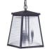 Craftmade Armstrong 3 Light 8" Wide Taper Candle Mini Pendant Midnight