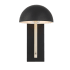 Craftmade Kahn 14" Tall Wall Sconce Midnight / Satin Aluminum