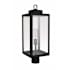 Craftmade Marin 24" Tall Post Light Textured Black