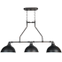 Craftmade Timarron 3 Light 42.5" Wide Linear Chandelier Aged Bronze