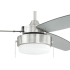 Brushed Polished Nickel with Brushed Nickel Blades
