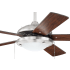 Brushed Polished Nickel shown with Walnut Side of Blades
