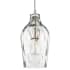 Craftmade Single Light 6-5/8" Wide Mini Pendant with Clear Glass Shade Brushed Polished Nickel