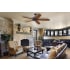 Patterson Fan in Aged Bronze in Living Room