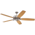Brushed Polished Nickel Showing Maple Side of Blades