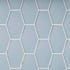 Cruz Bay Studio Long Hex - 11" x 11" Geometric Floor and Wall Tile - Matte Visual - Sold by Carton (9.02 SF/Carton) Aqua Blue Matte