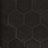 Cruz Bay Studio Honeycomb - 9" x 10" Geometric Floor and Wall Tile - Matte Visual - Sold by Carton (9.08 SF/Carton) Black Matte