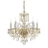 Crystorama Lighting Group Traditional Crystal 5 Light 22" Wide Crystal Chandelier with Swarovski Spectra Crystal Accents Polished Brass