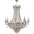 Crystorama Lighting Group Majestic 20 Light 46" Wide Crystal Chandelier with Hand Cut Crystal Accents Historic Brass