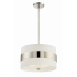 Crystorama Lighting Group Grayson 3 Light 18" Wide Pendant Polished Nickel