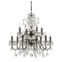 Crystorama Lighting Group Butler 12 Light 29" Wide Crystal Chandelier with Swarovski Strass Crystal Accents English Bronze
