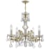 Crystorama Lighting Group Maria Theresa 5 Light 20" Wide Crystal Chandelier with Hand Cut Crystal Accents Gold