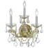 Crystorama Lighting Group Maria Theresa 3 Light 14" Tall Wall Sconce with Swarovski Spectra Crystal Accents Gold