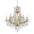 Crystorama Lighting Group Maria Theresa 13 Light 29" Wide Crystal Chandelier with Italian Crystal Accents Gold