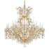 Crystorama Lighting Group Maria Theresa 25 Light 46" Wide Crystal Chandelier with Hand Cut Crystal Accents Gold