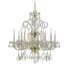 Crystorama Lighting Group Traditional Crystal 8 Light 27" Wide Crystal Chandelier with Hand Cut Crystal Accents Polished Brass