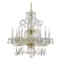 Crystorama Lighting Group Traditional Crystal 8 Light 27" Wide Crystal Chandelier with Swarovski Spectra Crystal Accents Polished Brass