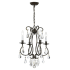 Crystorama Lighting Group Ashton 4 Light 16" Wide Crystal Pendant with Swarovski Strass Crystal Accents English Bronze