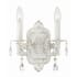 Crystorama Lighting Group Paris Market 2 Light 10" Tall Wall Sconce with Swarovski Spectra Crystal Accents Antique White