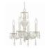 Crystorama Lighting Group Paris Market 4 Light 14" Wide Crystal Pendant with Swarovski Strass Crystal Accents Antique White
