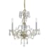 Crystorama Lighting Group Traditional Crystal 3 Light 16" Wide Crystal Pendant with Swarovski Spectra Crystal Accents Polished Brass