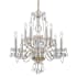 Crystorama Lighting Group Traditional Crystal 10 Light 23" Wide Crystal Candle Style Chandelier Polished Brass
