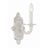 Crystorama Lighting Group Paris Market 10" Tall Wall Sconce Antique White
