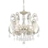 Crystorama Lighting Group Regis 6 Light 20" Wide Crystal Chandelier with Swarovski Strass Crystal Accents Olde Silver