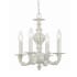 Crystorama Lighting Group Paris Market 4 Light 14" Wide Taper Candle Pendant Antique White