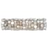 Crystorama Lighting Group Palla 24" Wide Bath Bar with Hand Cut Crystal and Shell Shade Antique Silver