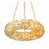 Crystorama Lighting Group Broche 18" Wide 6 Light Ring Chandelier with LED Bulbs Antique Gold