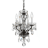 Crystorama Lighting Group Traditional Crystal 4 Light 11" Wide Crystal Pendant with Swarovski Strass Crystal Accents English Bronze