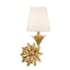 Crystorama Lighting Group Broche 15" Tall Wall Sconce Antique Gold