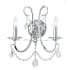 Crystorama Lighting Group Othello 2 Light 16" Tall Wall Sconce with Swarovski Strass Crystal Accents Polished Chrome