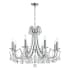 Crystorama Lighting Group Othello 8 Light 31" Wide Crystal Chandelier with Swarovski Spectra Crystal Accents Polished Chrome