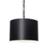Crystorama Lighting Group Alston 6 Light 20" Wide Pendant with Steel Shade Matte Black / White